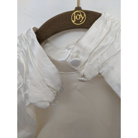 NWT Majorelle Camryn Romper S Floral Satin Jacquard Ivory - Picture 8 of 13